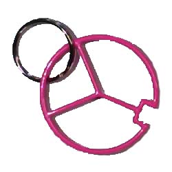 Catrike Boom Keychain - Neon Pink