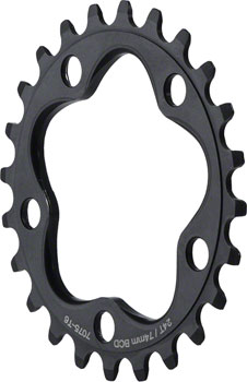 Dimension 24t x 74mm Inner Chainring Black