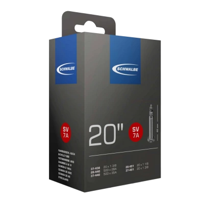 Schwalbe SV7A (20x1-1/8-20x1-3/8) Presta Tube 