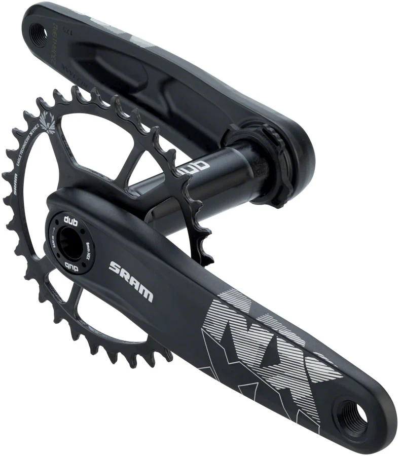 SRAM NX Eagle Crankset - 165mm, 12-Speed, 32t, Direct Mount, DUB Spindle Interface, Black 