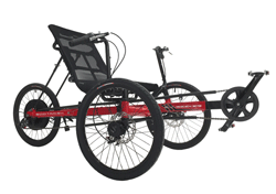 Custom Kokopelli Trike Safety Flag for recumbent trike bike 