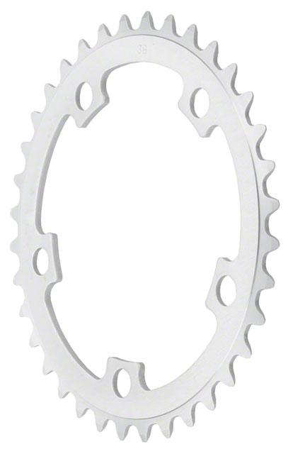 Sugino 40t x 110mm 5-Bolt Mountain Middle Chainring - Anodized Silver
