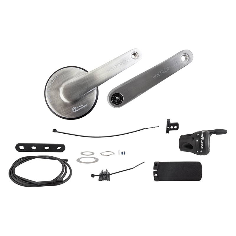 FSA Metropolis 170mm - Eco Tad Conversion Kit - Silver
