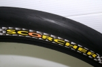Greenspeed Scorcher 16x1.5 (40-349) Tire - Black with Reflective Checker Sidewall