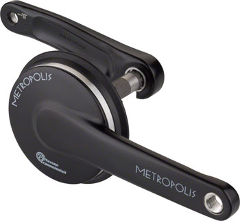 FSA Metropolis Patterson Crankset 28/45t 175mm - Black