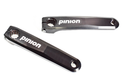 Pinion 155mm CNC Crank Arm Set - Black