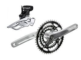 SR SUNTOUR 152MM SHORT CRANK (44/32/22) + DEORE FRONT DERAILLEUR