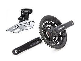 SRAM S600 (44/32/22) + SHIMANO DEORE FRONT DERAILLEUR