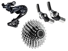 11 SPEED - DURA ACE BAR END SHIFTERS/ULTEGRA REAR DERAILLEUR/11-32 CASSETTE