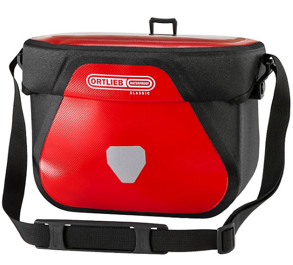 Ortlieb Ultimate Six Classic Handlebar Bag - Red / Black 6.5L