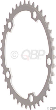 Sugino 48t x 130mm 5-Bolt Chainring Anodized Silver