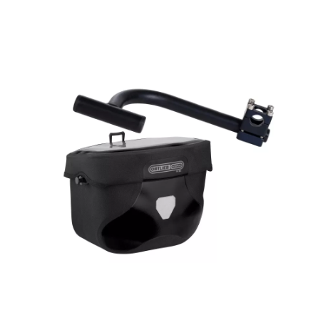 Ortlieb Ultimate Six Free 6.5L black with Azub Handlebar Bag Mount
