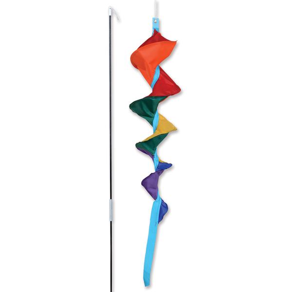 Small Fusilli Spinning Windsock - Rainbow Flag