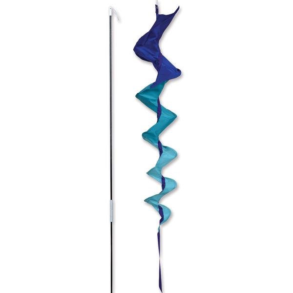 Medium Fusilli Spinning Windsock - Blue Flag