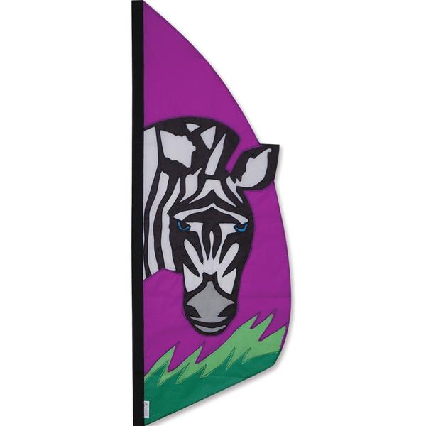 Feather Banner - Zebra Flag