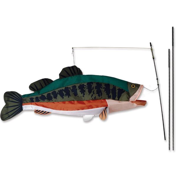 Swimming Fish - Bass Flag