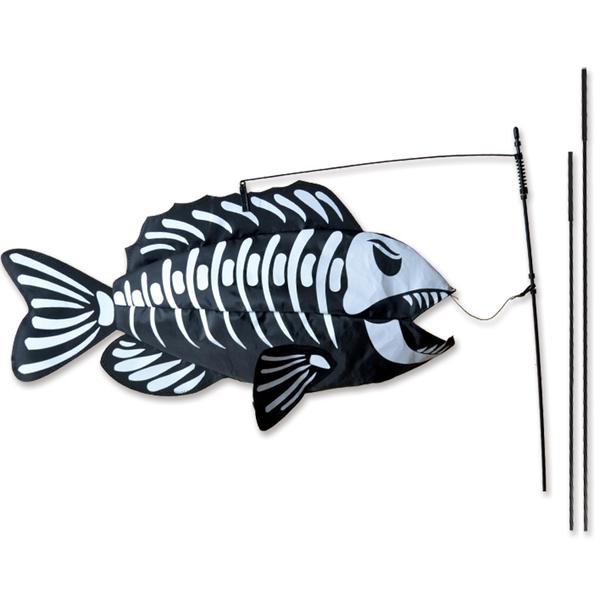 Swimming Fish - Fish Bones Flag