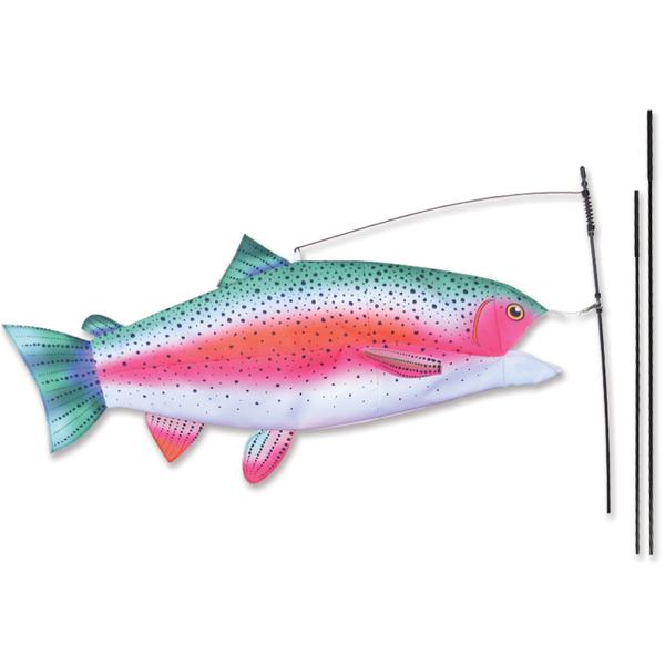 Swimming Fish - Rainbow Trout Flag