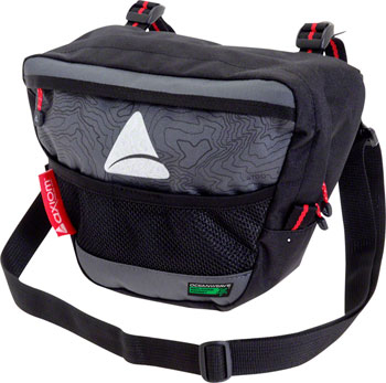 Axiom Seymour Oceanweave P4 Handlebar Bag - Black/Gray 