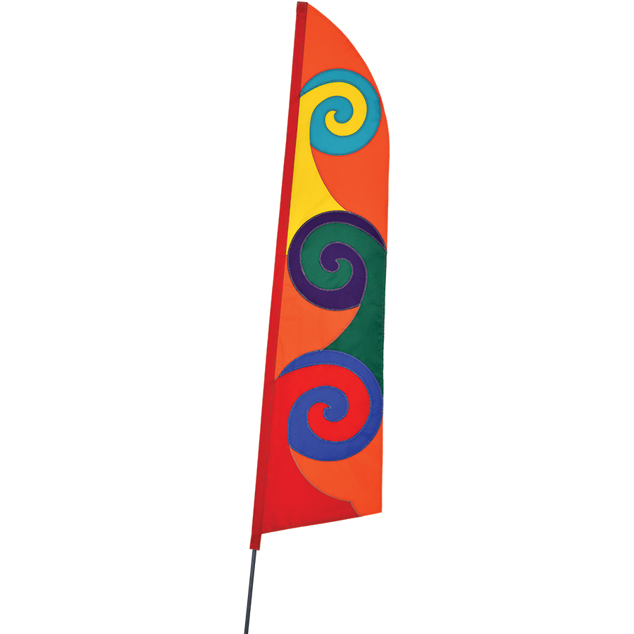 SoundWinds Pop Recumbent Bike Flag - Orange Flag