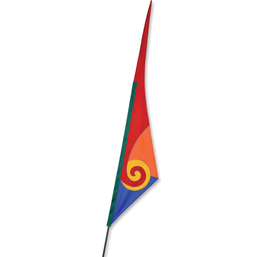 SoundWinds Spiral - Primary Recumbent Flag 