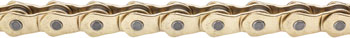 KMC HL1 Narrow Chain - Single Speed 3/32, 100 Links, Half Link Chain, Gold 