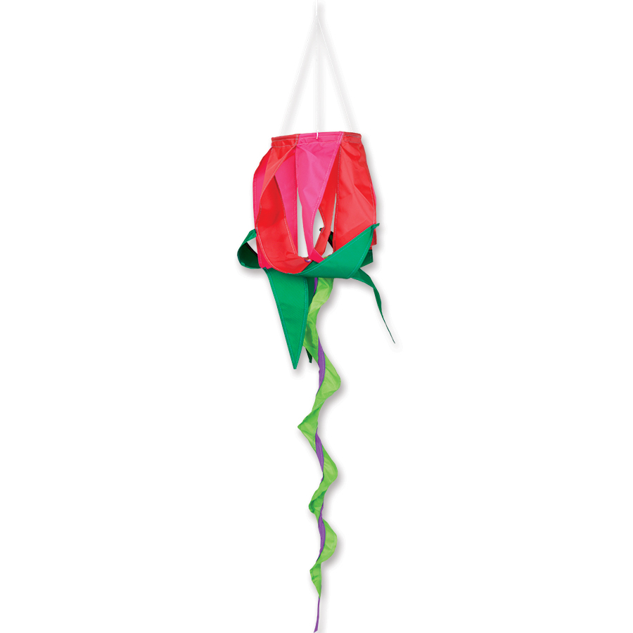 SoundWinds Red Rose Spinning Windsock