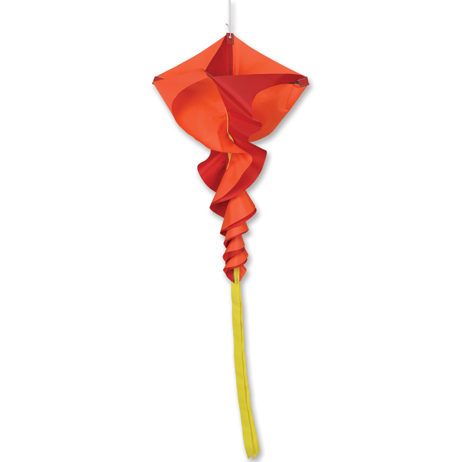 SoundWinds Small Rotini Spinning Windsock - Red