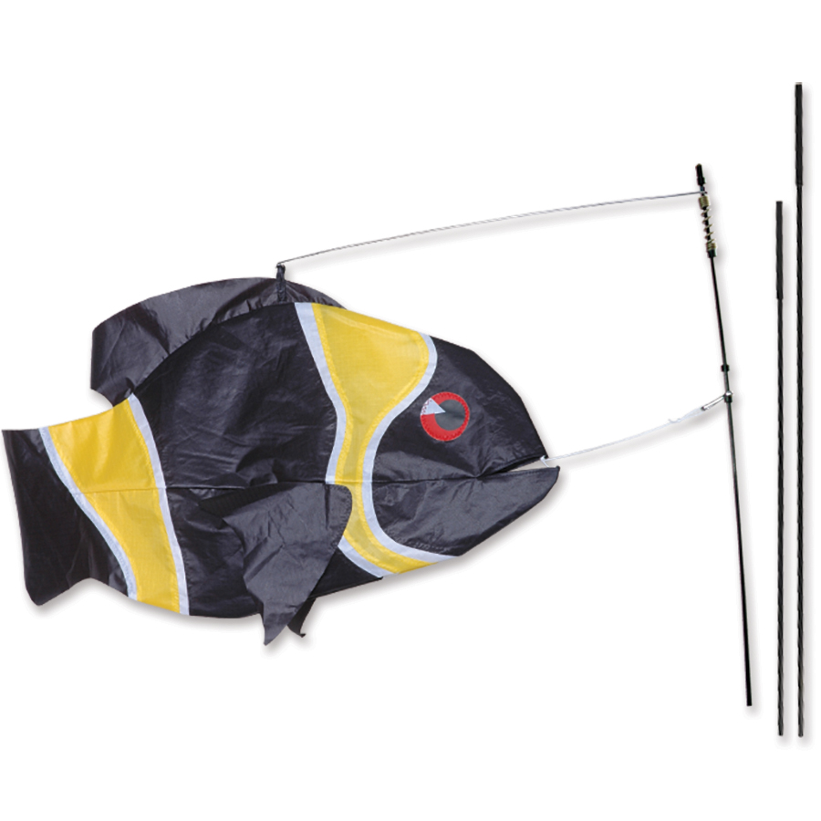 Swimming Fish Recumbent Bike Flag - Damsel Fish