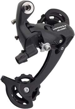 microSHIFT MarvoLT M46 Rear Derailleur - 9/10 Speed, Long Cage, Black 