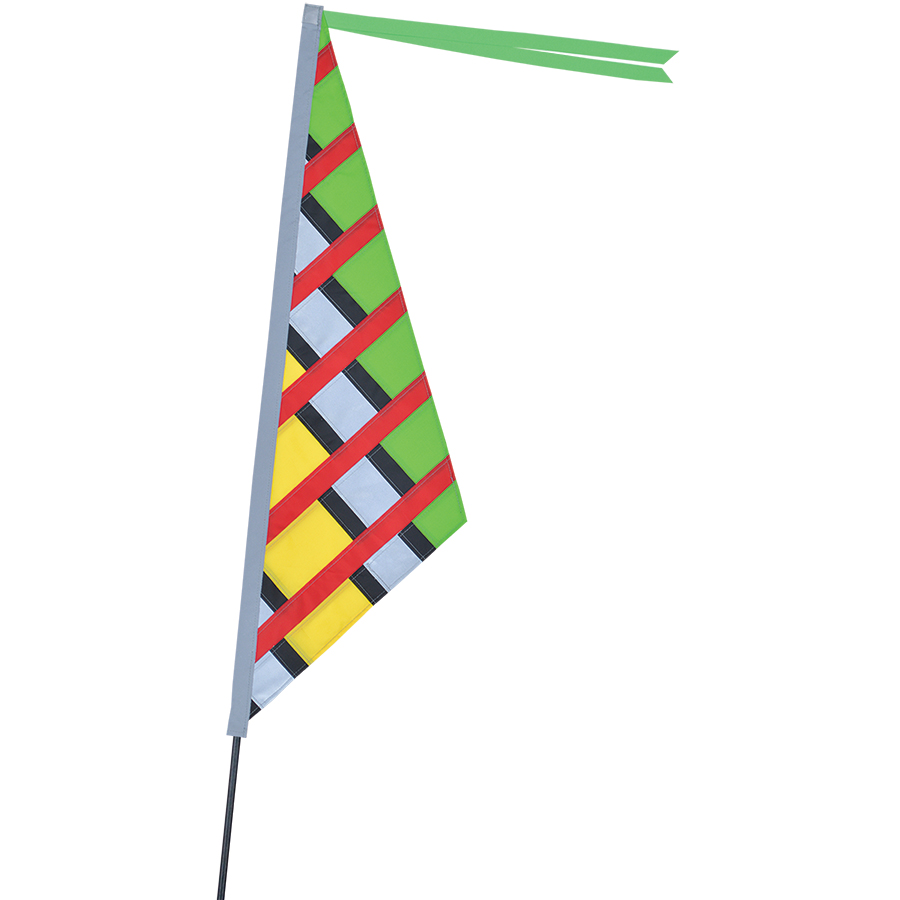 SoundWinds Reflective Sail Bike Flag - Tropical