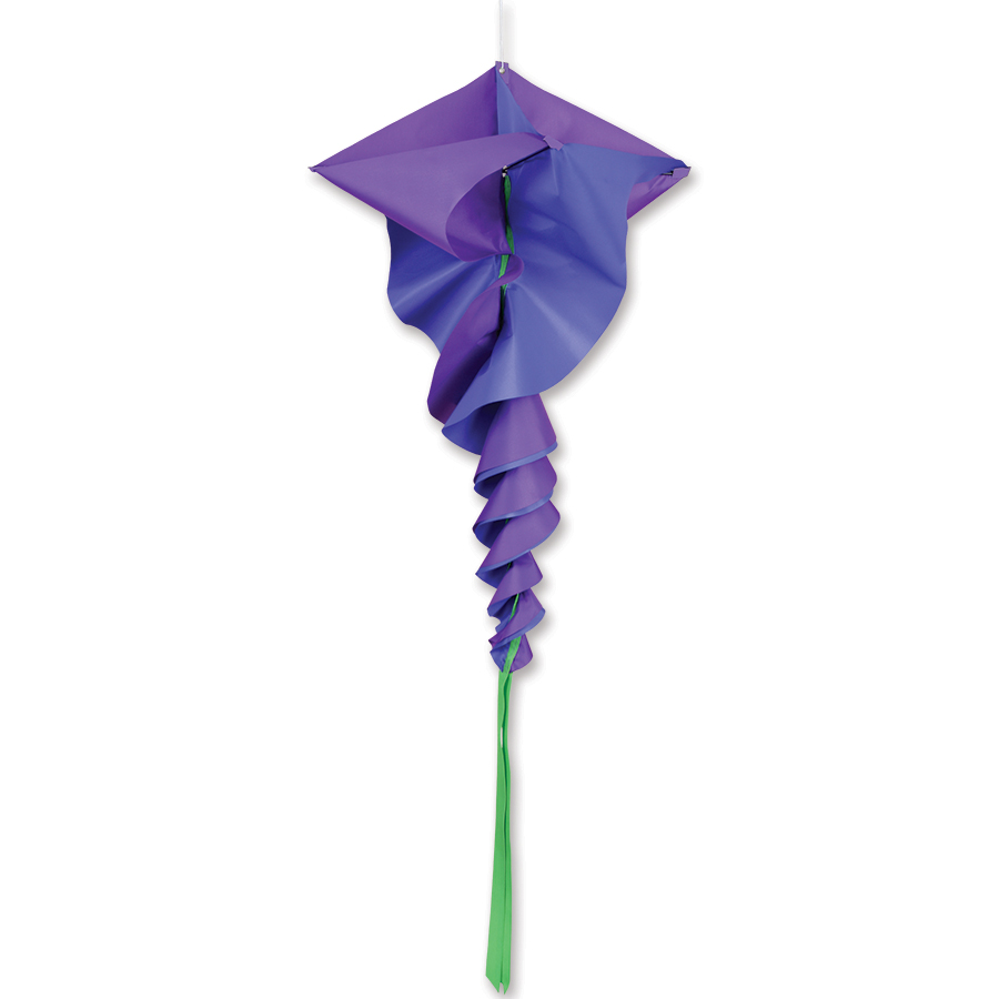 SoundWinds Large Rotini Spinning Windsock - Lavender