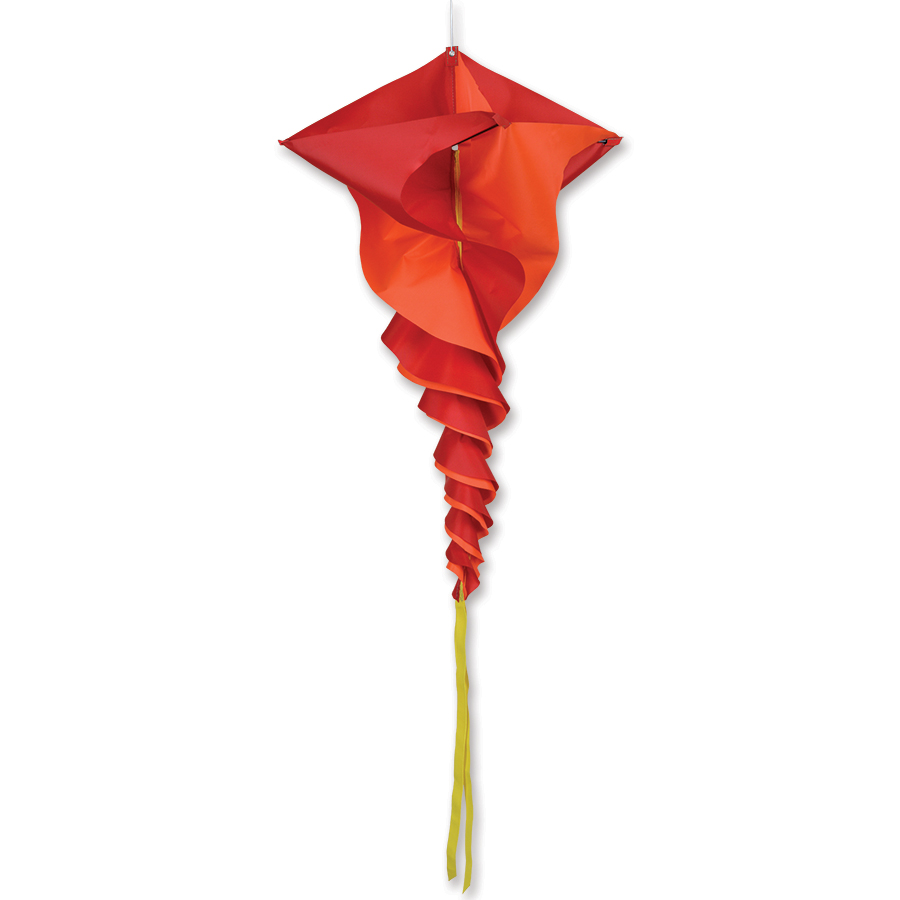 SoundWinds Large Rotini Spinning Windsock - Red