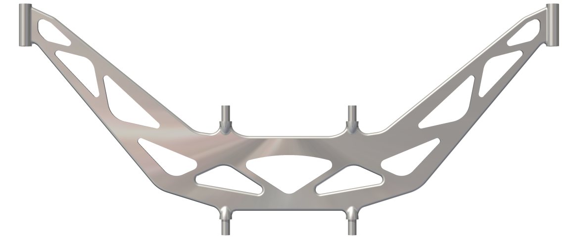 Azub Lower Titanium Leaf Spring - Soft