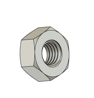 M10 Jam Nut LH Thread