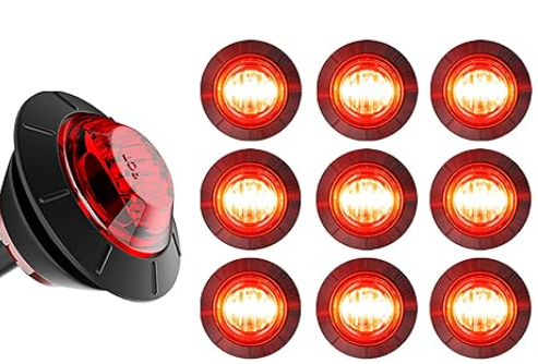 LED - Marker Lights - RED 10 pack
