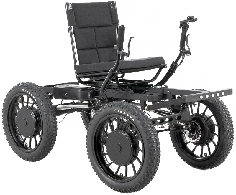 Revolution eQuad 4X4 FS - Full Suspension Electric Offroad Quad