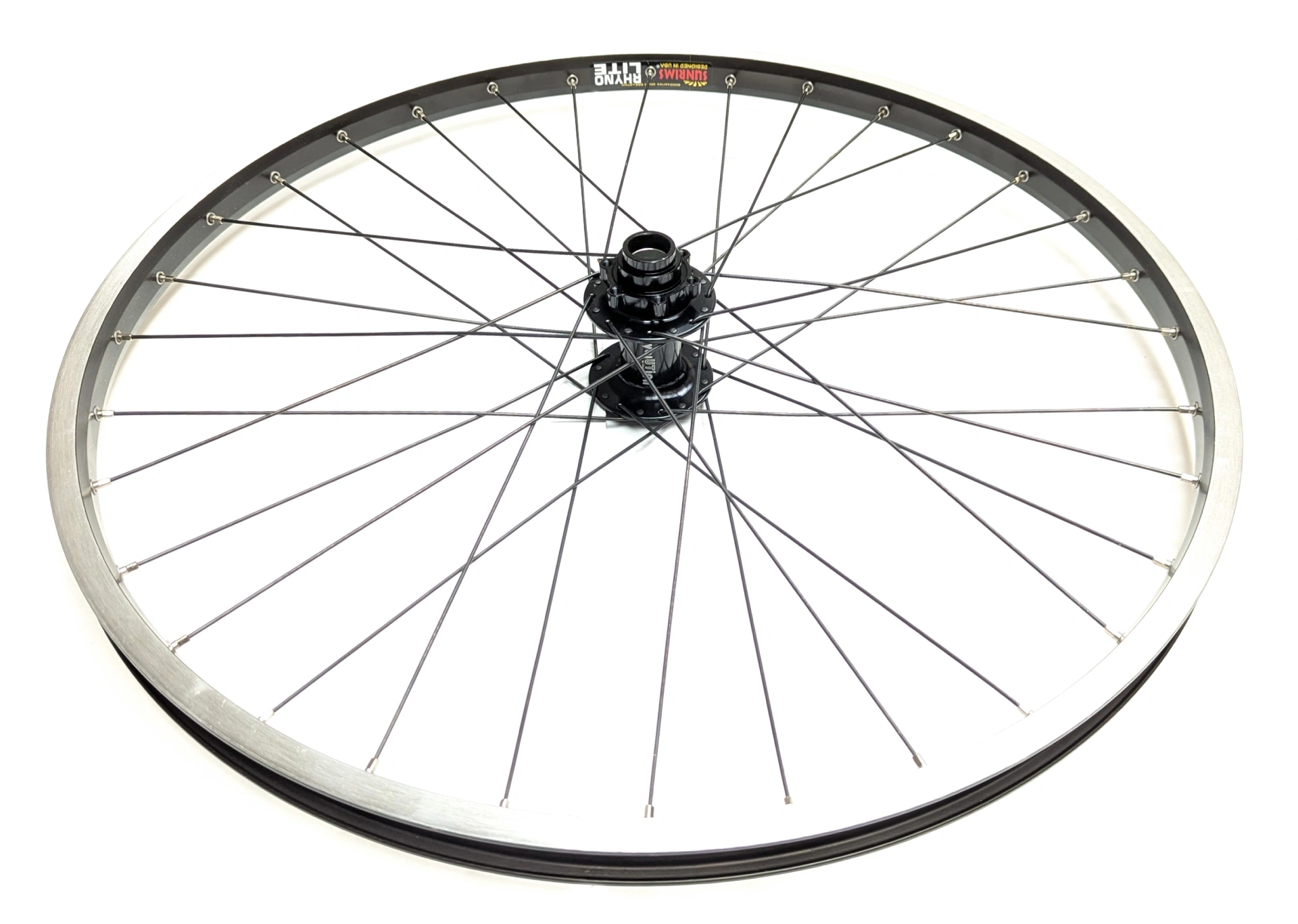 Front Wheel - 26in - Revolution / Catrike 20mm Front Hub - Ryno Lite - 32H Black Spokes