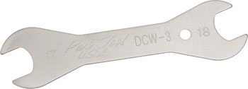 Park Tool DCW-3 Double-Ended Cone Wrench - 17 and 18mm