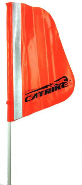Custom Recumbent Trike Triangle Safety Flag 