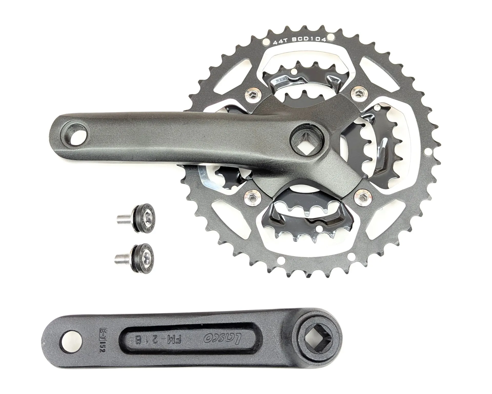 Lasco 44/32/22t Triple Crankset 152mm