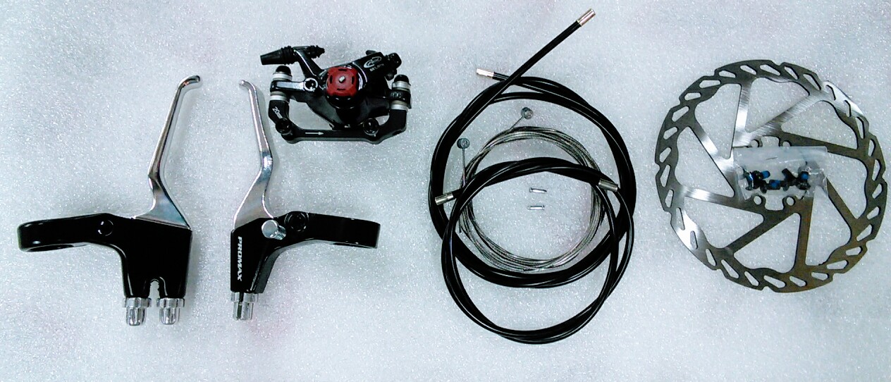 Mechanical to sales hydraulic brake conversion